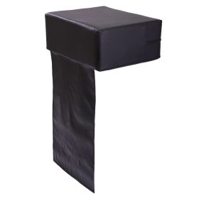 Child Salon Booster Seat Cushion for Hair Cutting, Beauty Salon Spa Equipment, Cushion for Styling Chair, Black (Color: as Pic)